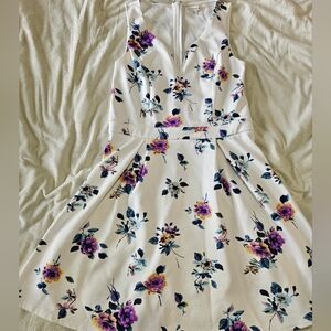 Floral Patterned Formal Dress